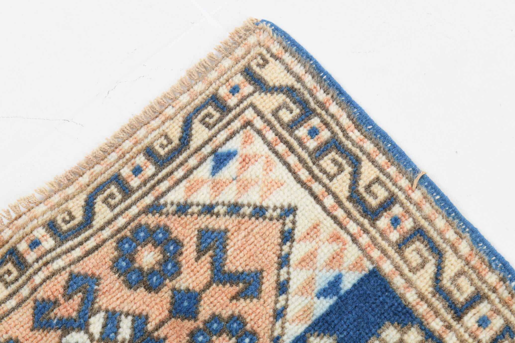 Medium Size Royal Blue Oushak Rug