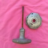 Aluminum Art Deco door handle