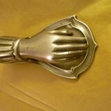 Mail clip paper "hand" in old bronze