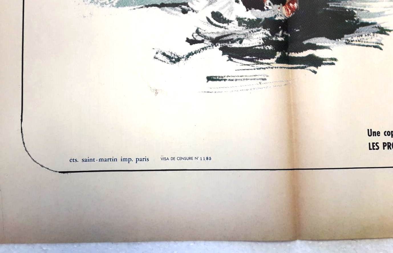 Original film poster "The Man of Rio "1964 Jean-paul Belmondo, Dorléac...