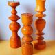 Bougeoirs scandinaves en bois