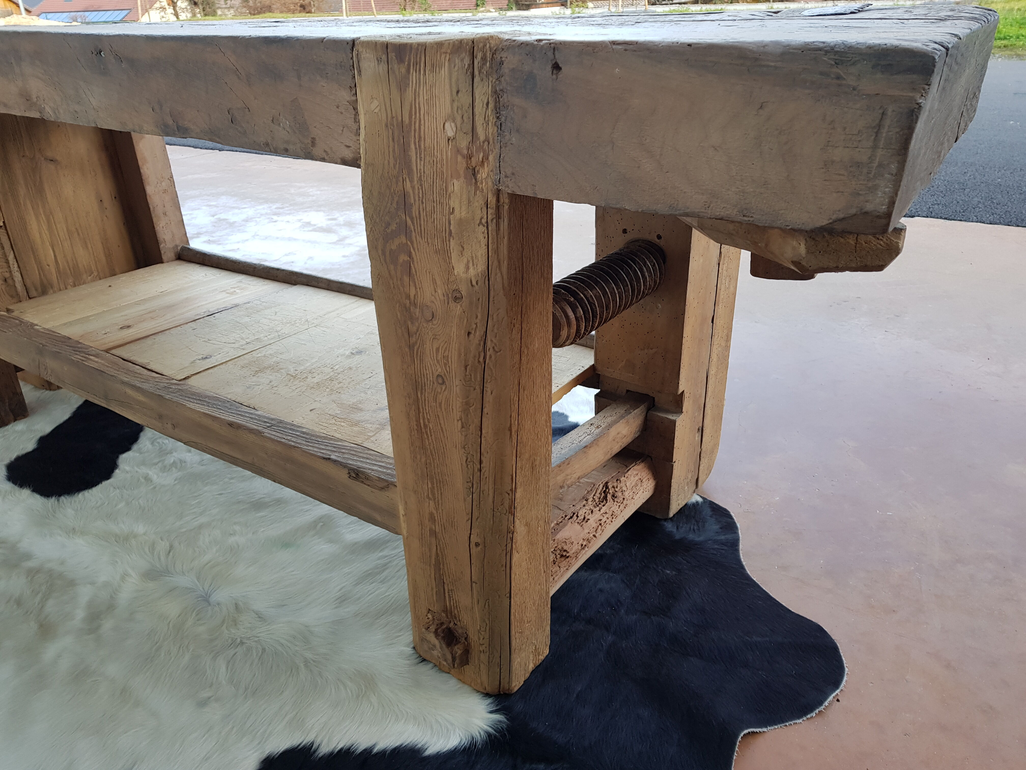 Farm workbench 19th century