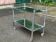 Vintage rolling bar from the 1970s in chrome metal and mirror.