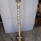 Lampadaire bois sculpté argenté epoque 1940