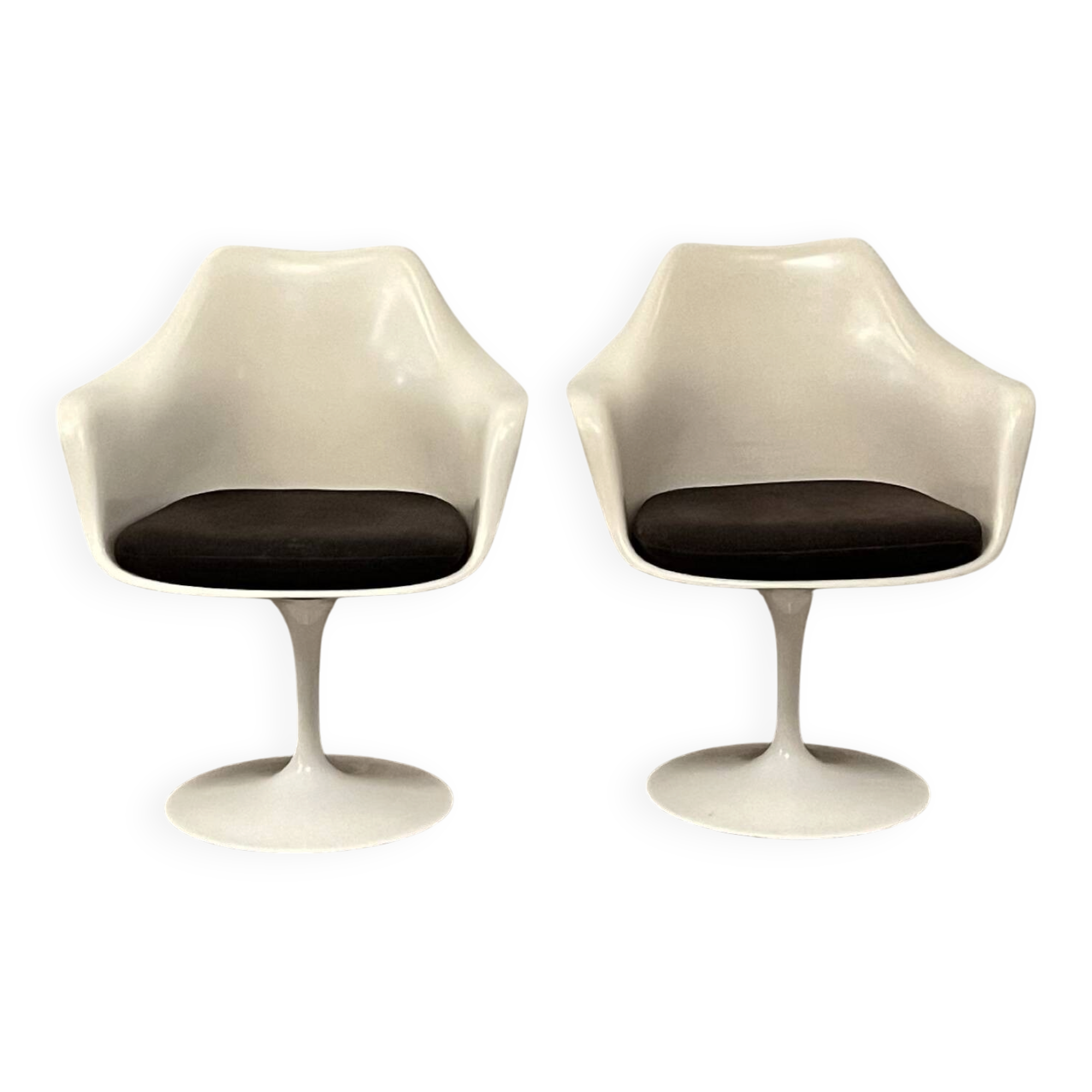 Paire de fauteuils Tulip Saarinen Knoll