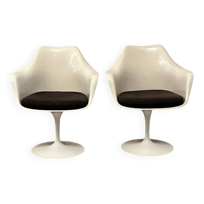 Paire de fauteuils Tulip Saarinen Knoll