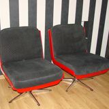 Pair of Dinna Veb Mobel Kombinat armchairs, Germany 1960s