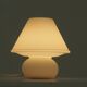 Lampe en verre en forme de champignon Modèle 6249 par Glasshütte Limburg