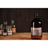 Brocante apothecary bottle 1 ltr with various prints