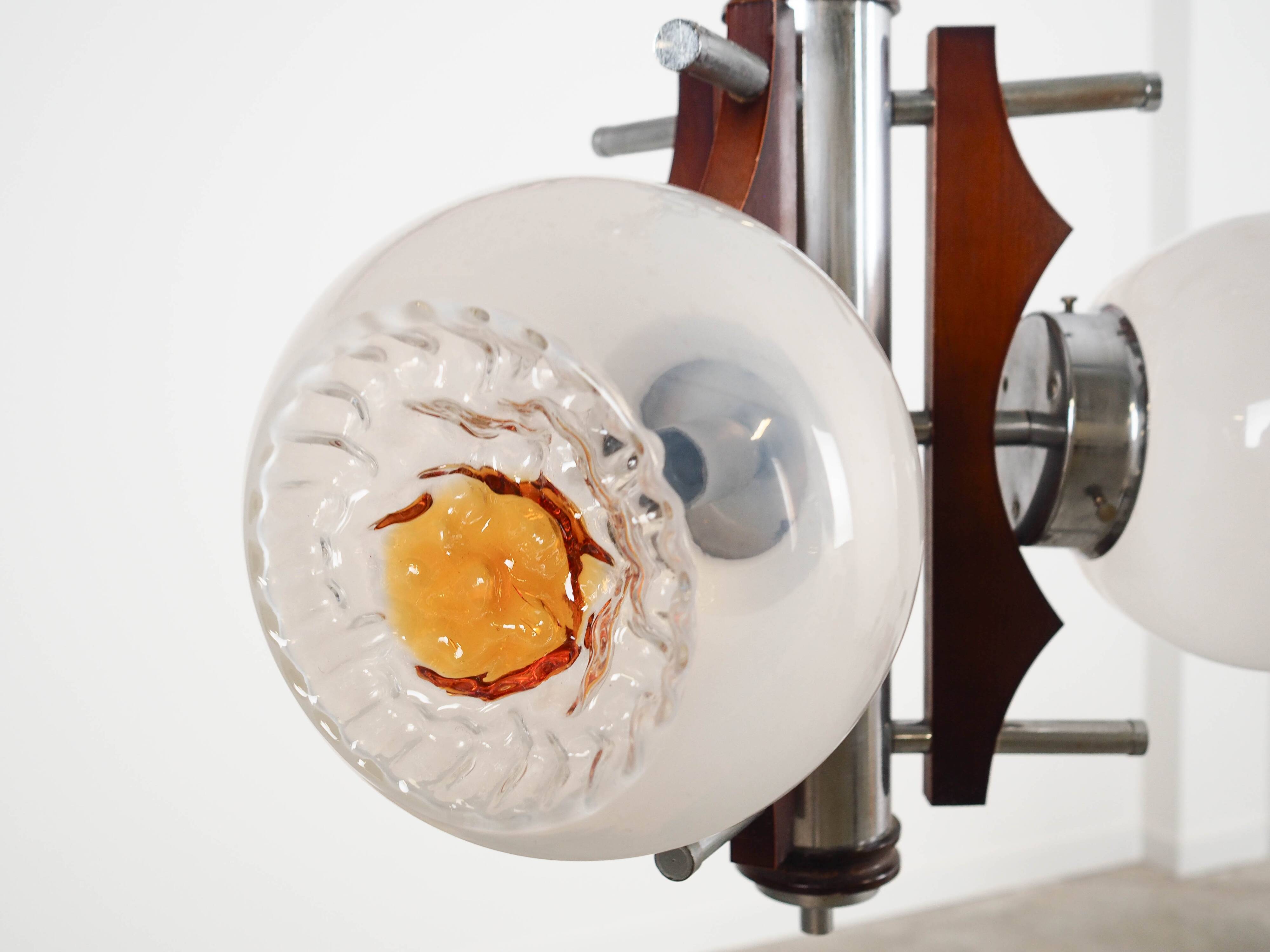 Pendant lamp, Murano glass, Italian design, 1970s, production: Italy