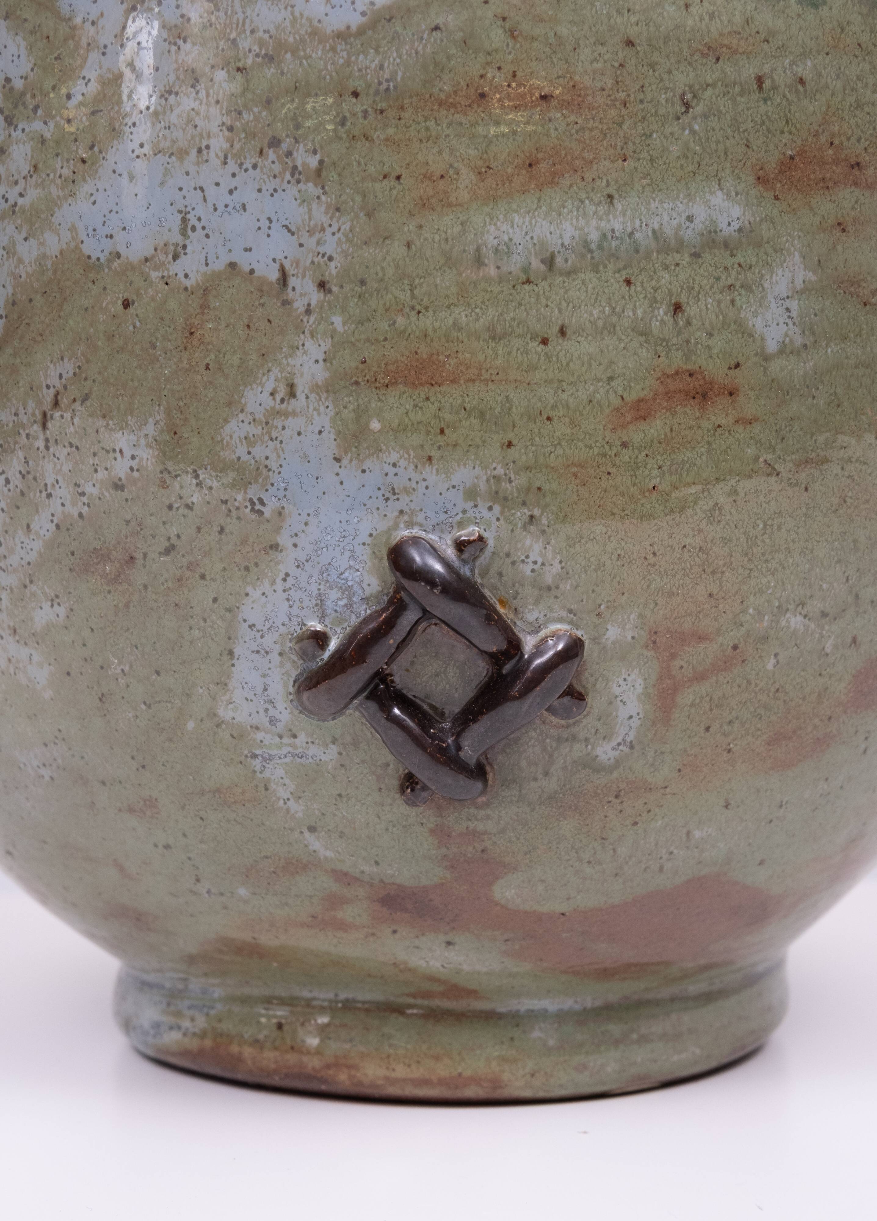 Stunning Large Art vase Roger Guèrin 1930s Belgium