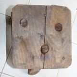 Small brutalist stool, norman farm tripod