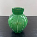 Cracked earthenware vase