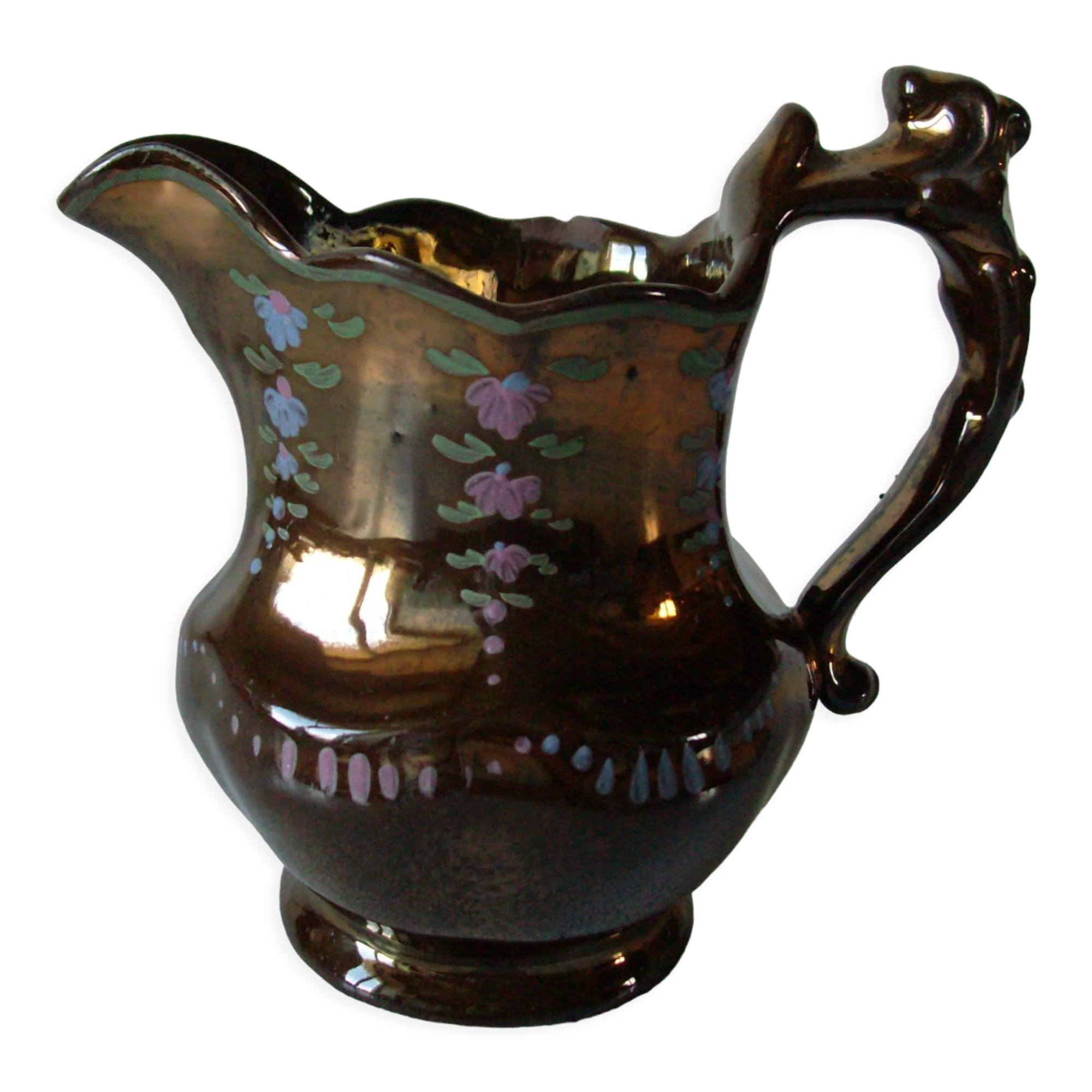 Old Jersey earthenware cream milk jug 11.3 cm tableware