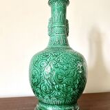Mint green glazed ceramic lamp base