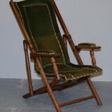 Pair of Victorian military folding chairs