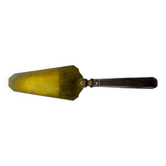 Silver-lined and gold-plated pie server