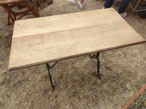 Oak bistro table