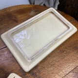Verceram ceramic tray and butter dish
