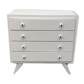 Vintage chest of drawers compass feet