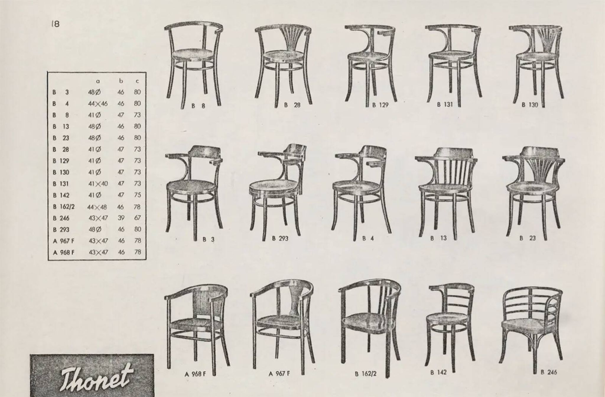 Lot de 2 fauteuils Thonet, modèle B246, années 1930, restaurés et retapissés