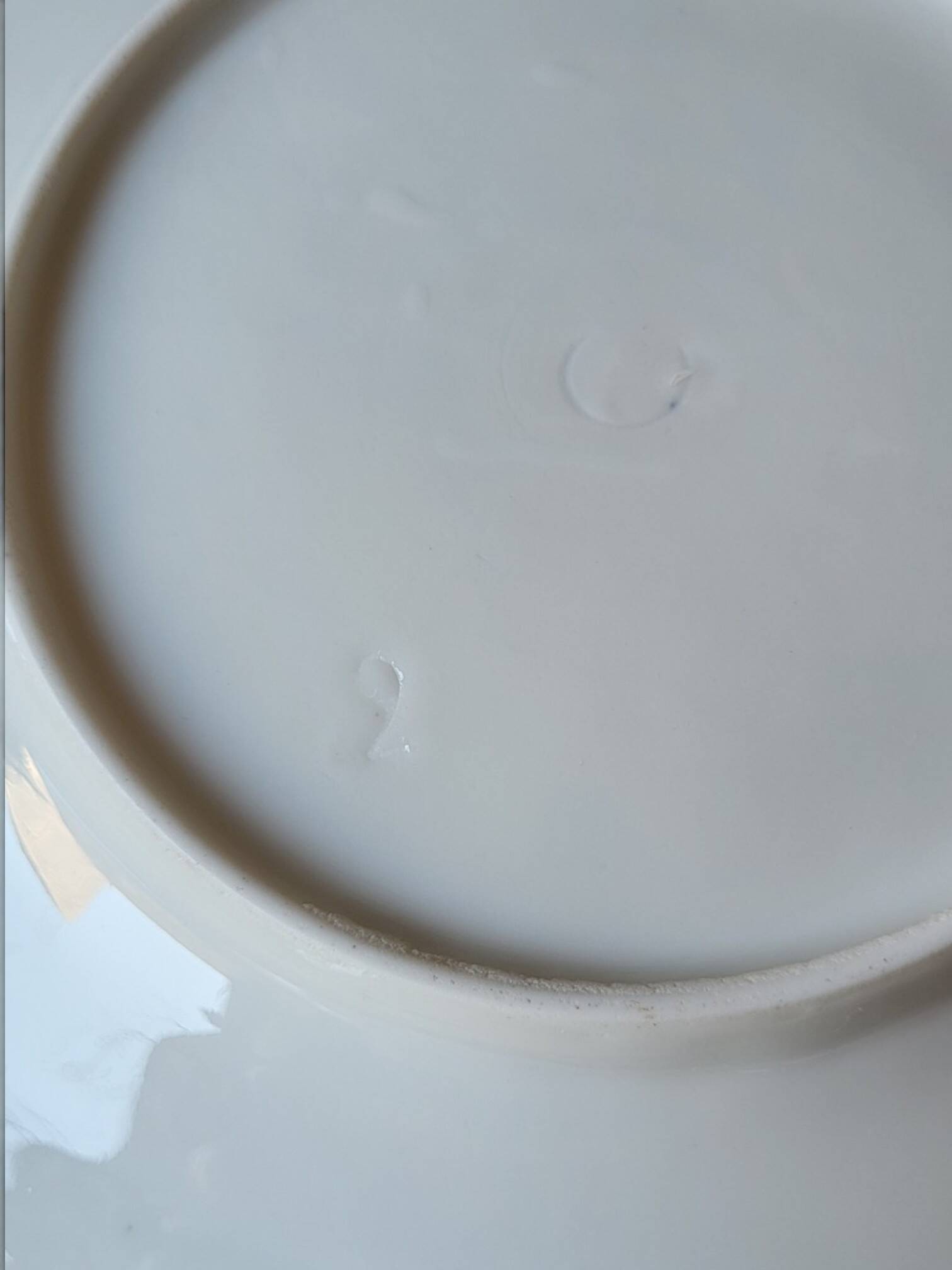6 dessert plates in porcelain Old Paris 19th century