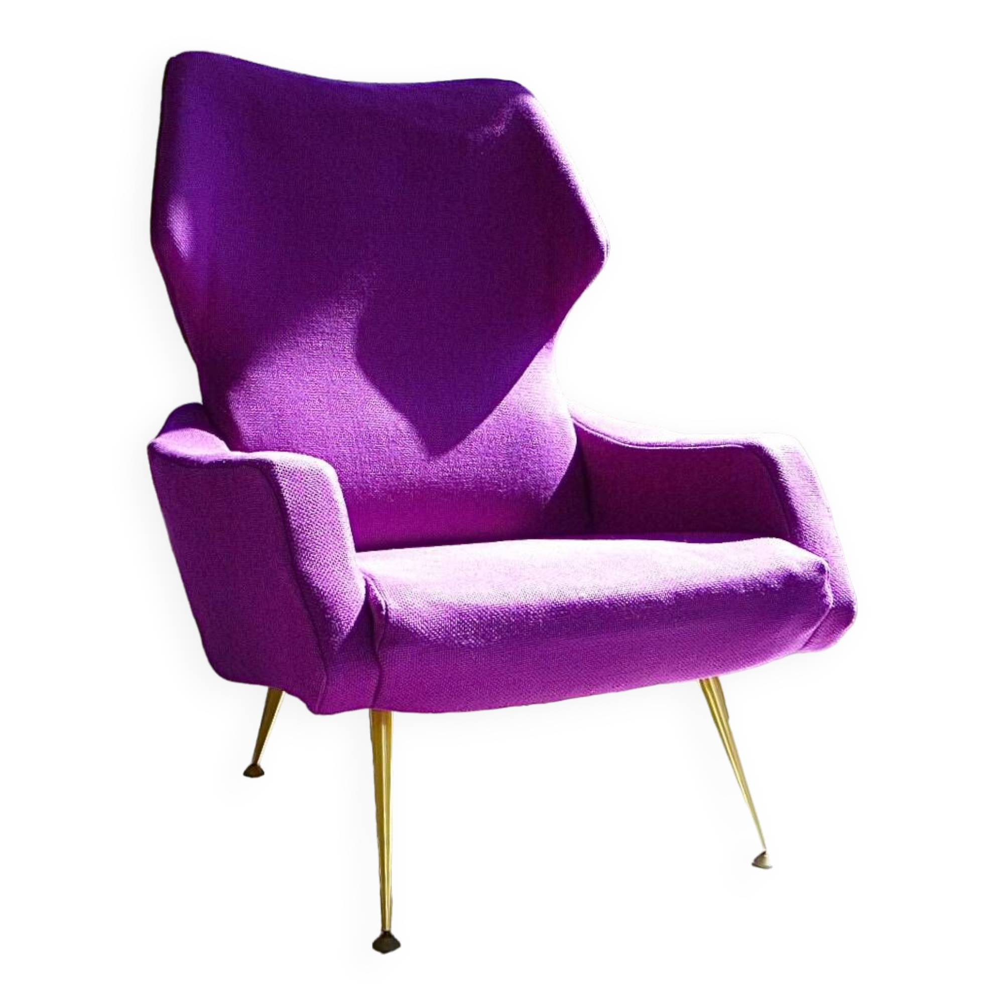 Rare Wingback Lounge Chair by Rudolf B. Glatzel for Alfred Kill, Germany 1950s