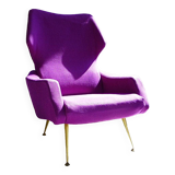Rare Wingback Lounge Chair by Rudolf B. Glatzel for Alfred Kill, Germany 1950s