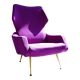 Rare Wingback Lounge Chair by Rudolf B. Glatzel for Alfred Kill, Germany 1950s