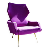 Rare Wingback Lounge Chair by Rudolf B. Glatzel for Alfred Kill, Germany 1950s