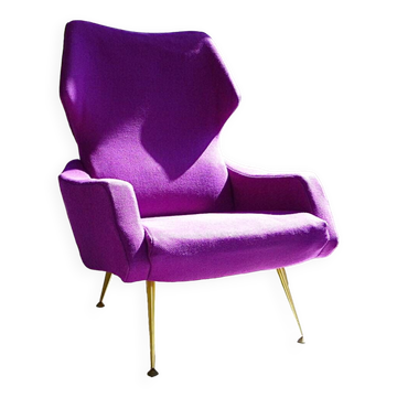 Rare Wingback Lounge Chair by Rudolf B. Glatzel for Alfred Kill, Germany 1950s