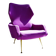 Rare Wingback Lounge Chair by Rudolf B. Glatzel for Alfred Kill, Germany 1950s