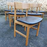 Set table and 6 chairs borge mogensen 1960