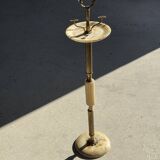 Marble and brass standing ashtray H74 D17