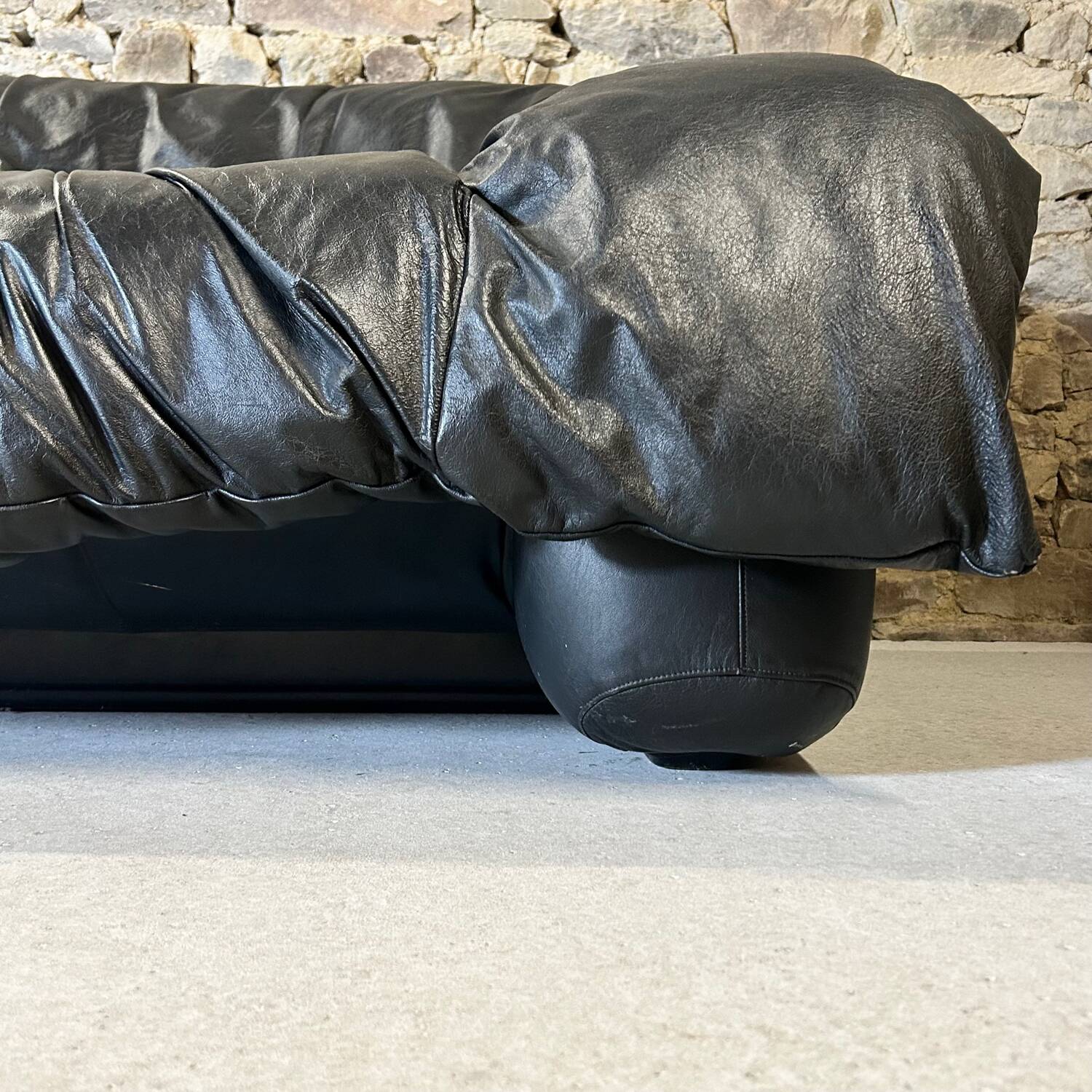 Canapé cuir Flou Flou par De Pas, D’Urbino & Lomazzi pour Ligne Roset