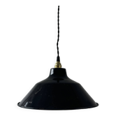 30 cm antique enamel industrial suspension