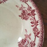 Set of five iron earth soup plates