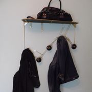 Wall coat rack