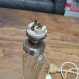 Glass lamp base