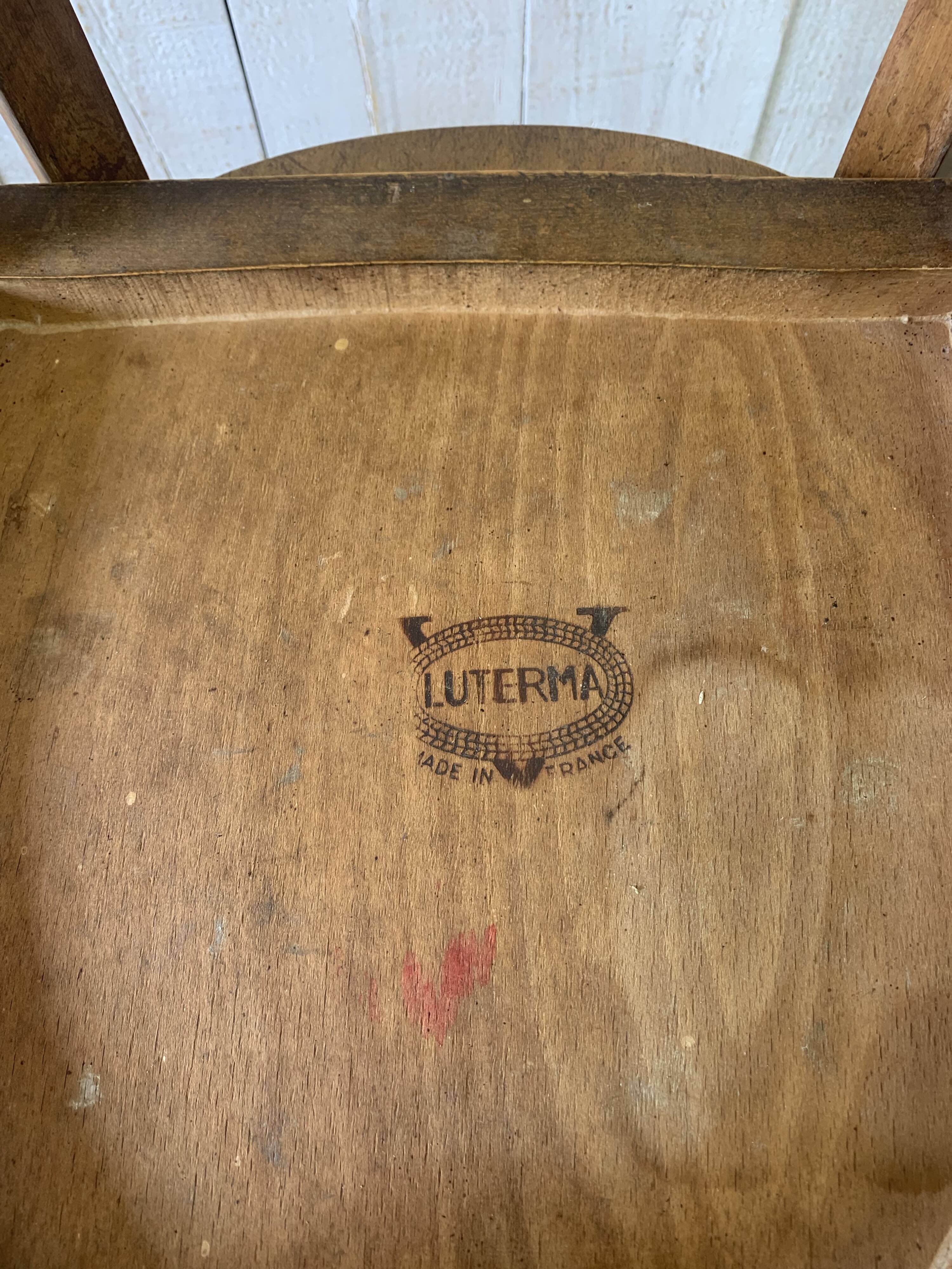 Set of 4 mismatched bistro chairs