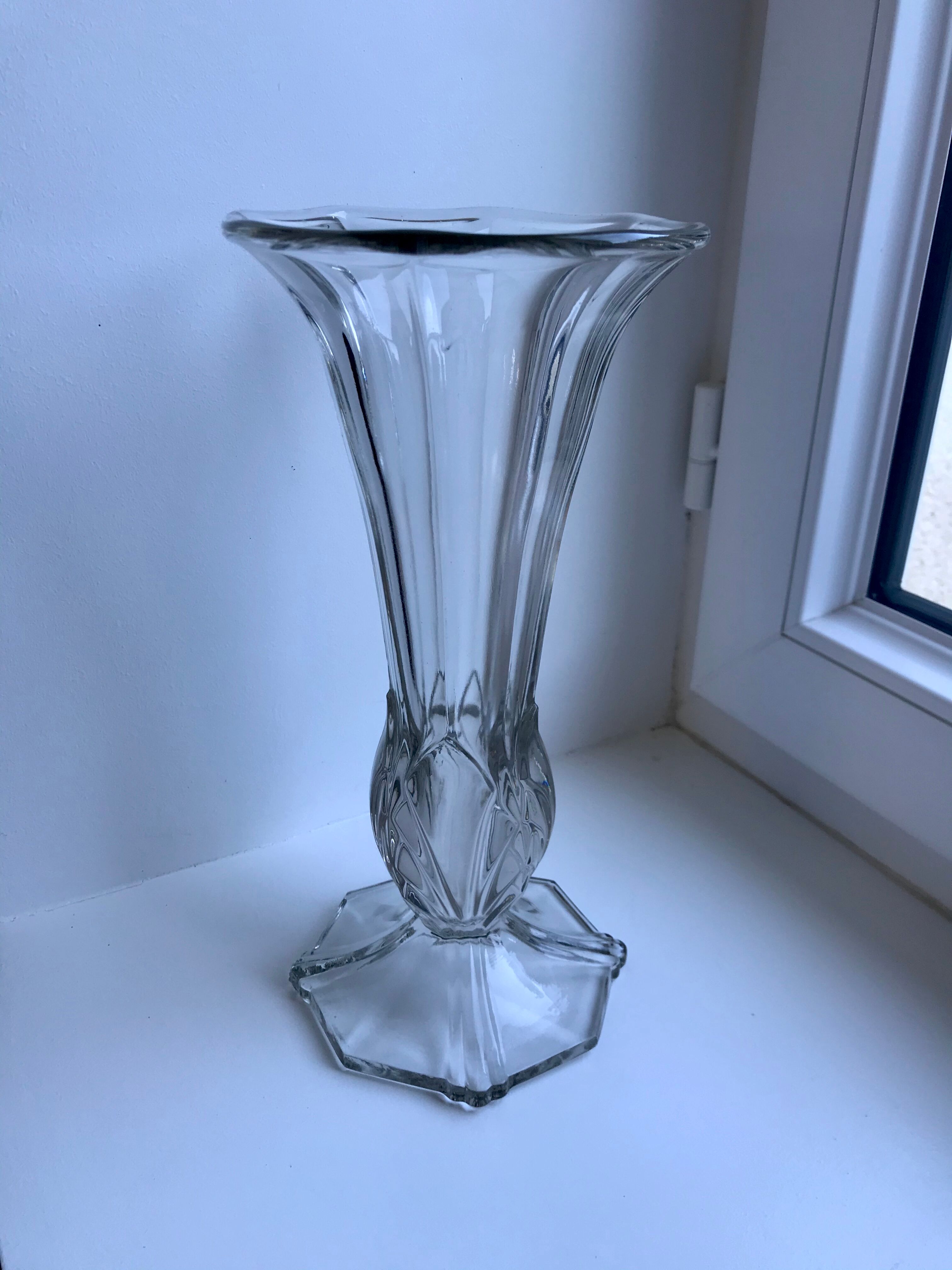 Crystal vase 50s