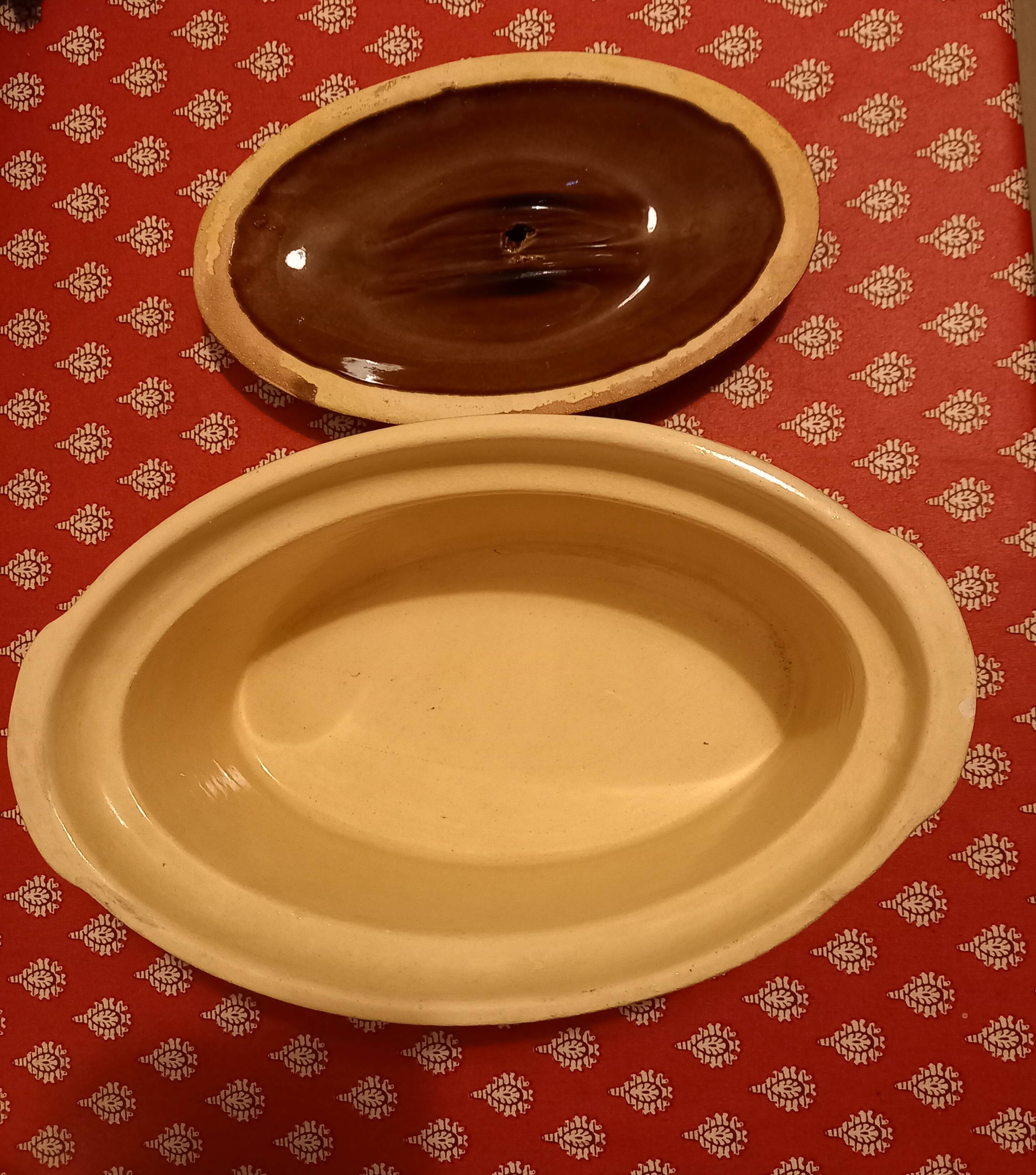 Old vintage oven dish