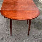 19th-century wooden extendable console table with 3 extensions.