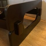 Scandinavian coffee table in brown wood from the 60s and 70s