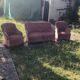 Sofa and 2 toad armchairs