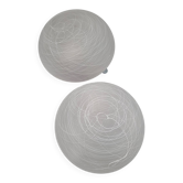 Pair of ceiling lights
