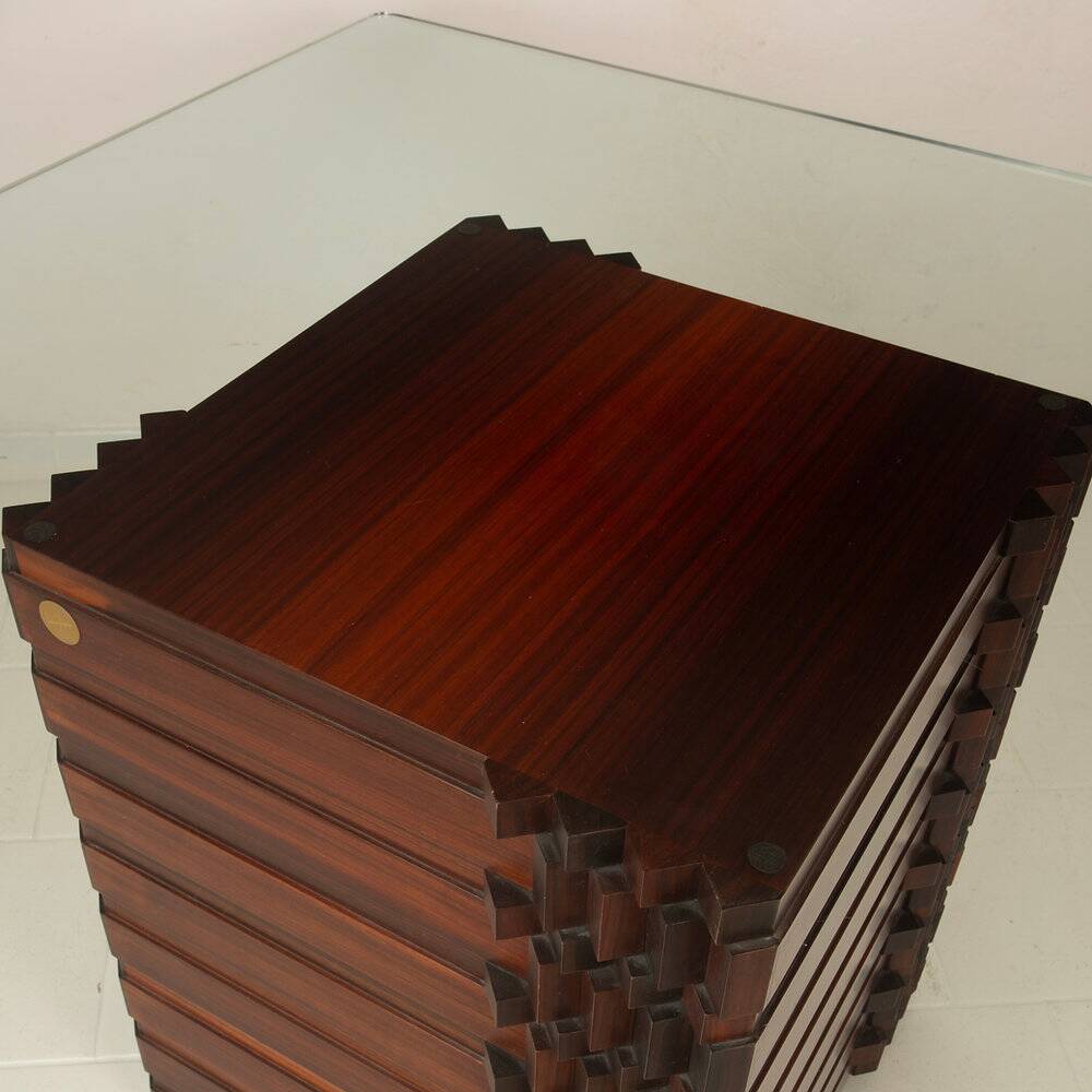 Table Diamante Scultura 99 par Luciano Frigerio pour Frigerio di Desio 1970