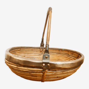 Rattan and brass basket cutters