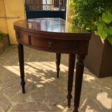 Louis XV-style half moon table