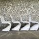 Chaises S par Verner Panton pour Herman Miller Fehlbaum Production, série de 4